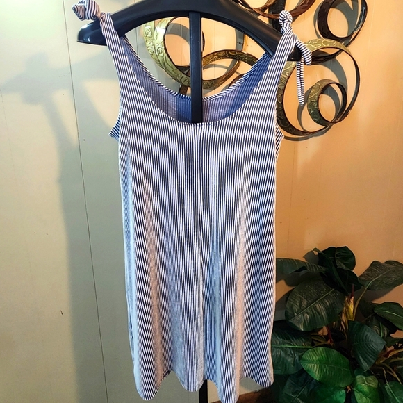 Wandering Dreams Adorable Comfy  Striped Dress - Picture 8 of 12